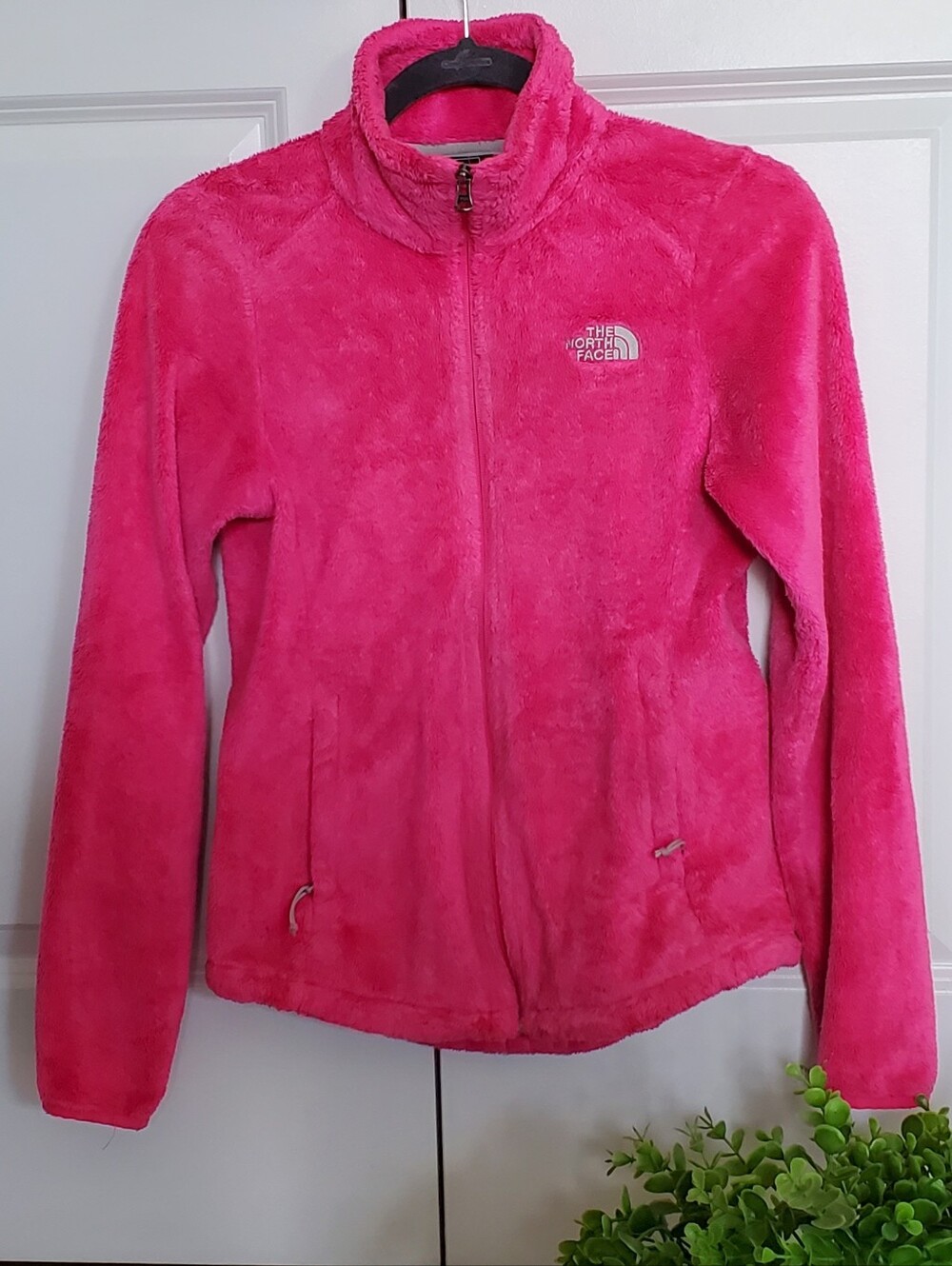 The North Face Women's Osito Butter Fleece Jacket In Hot Pink